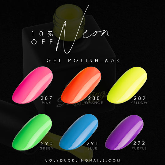 GEL POLISH NEONS - 6PK COLLECTION
