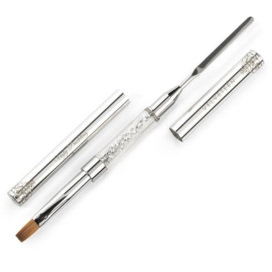 PREMIUM CRYSTAL VELVETEEN BRUSH - SQUARE BRUSH HEAD