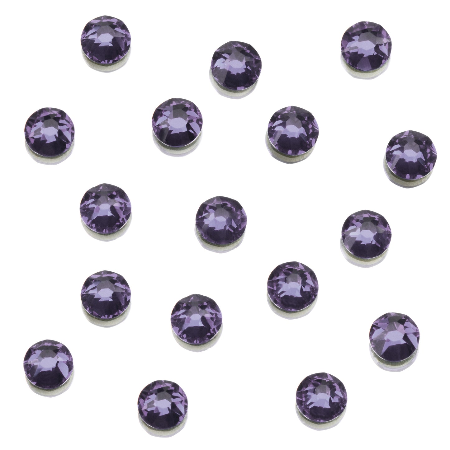CRYSTALS - FLATBACK ROUND - 144PK TANZANITE