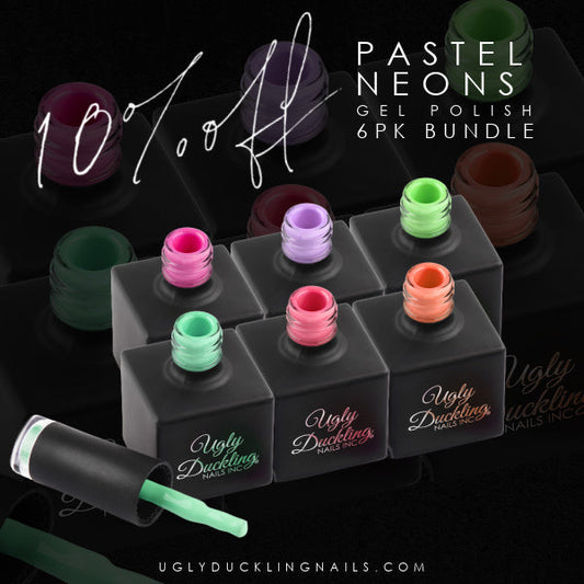 GEL POLISH PASTEL NEONS - 6PK COLLECTION