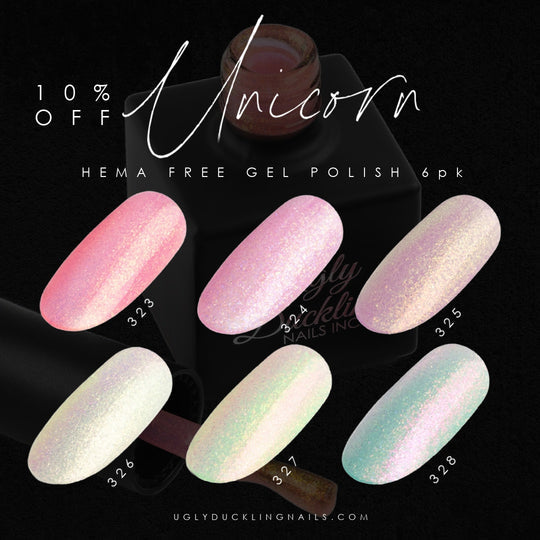 GEL POLISH UNICORN - 6PK COLLECTION