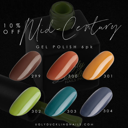 GEL POLISH MID-CENTURY - 6PK COLLECTION