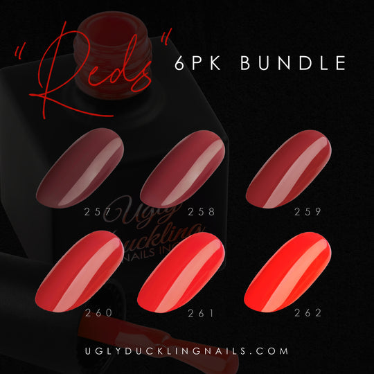 GEL POLISH REDS - 6PK COLLECTION