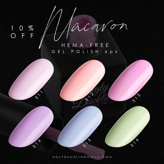 GEL POLISH MACARON - 6PK COLLECTION