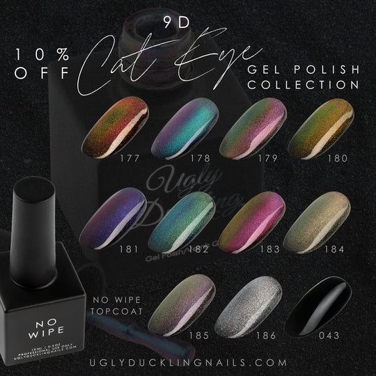 GEL POLISH 12PK COLLECTION - 9D CAT EYE