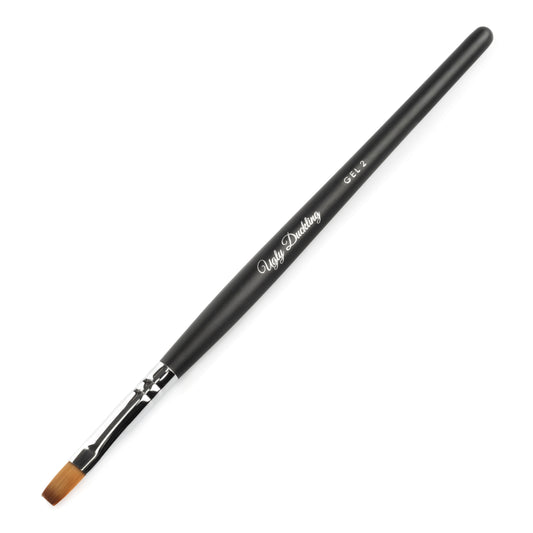 GEL 2 BRUSH - MATTE BLACK WOOD HANDLE