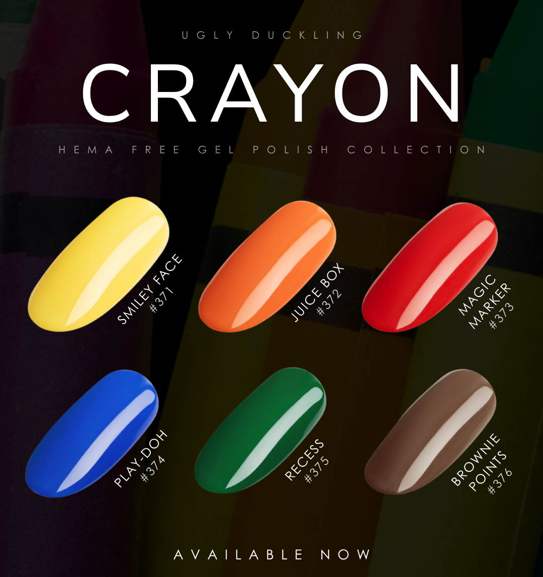 GEL POLISH - 6PK CRAYON COLLECTION