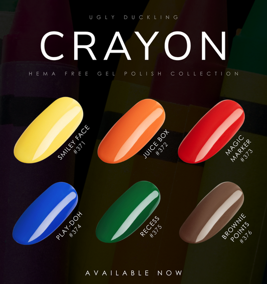 GEL POLISH - 6PK CRAYON COLLECTION
