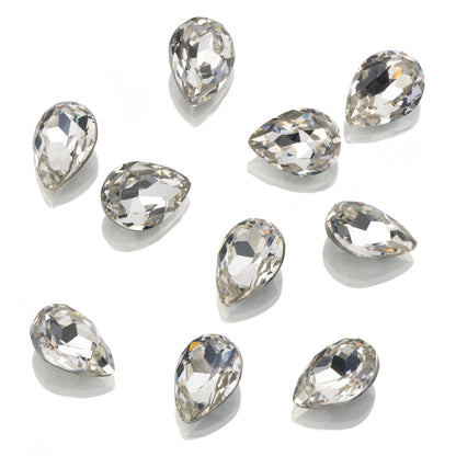 CRYSTALS - POINTED BACK - Teardrop