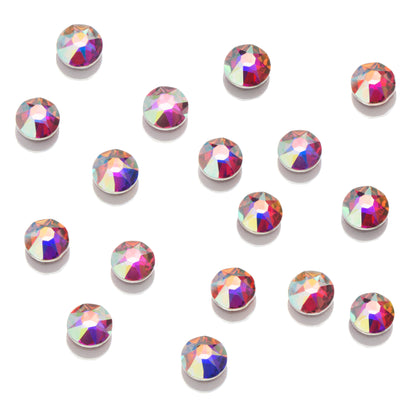 CRYSTALS - FLATBACK ROUND - AB 144pk