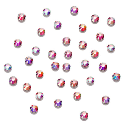 CRYSTALS - FLATBACK ROUND - AB 144pk