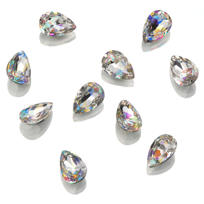 CRYSTALS - POINTED BACK - Teardrop