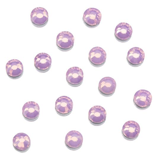 CRYSTALS - FLATBACK ROUND - 144PK ROSE OPAL