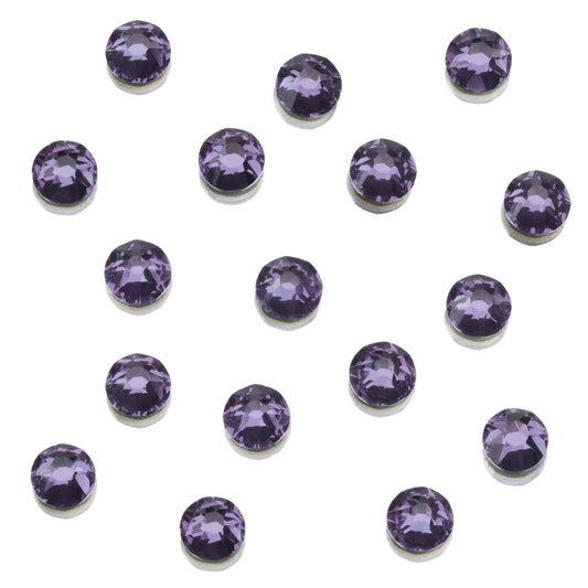 CRYSTALS - FLATBACK ROUND - 144PK TANZANITE