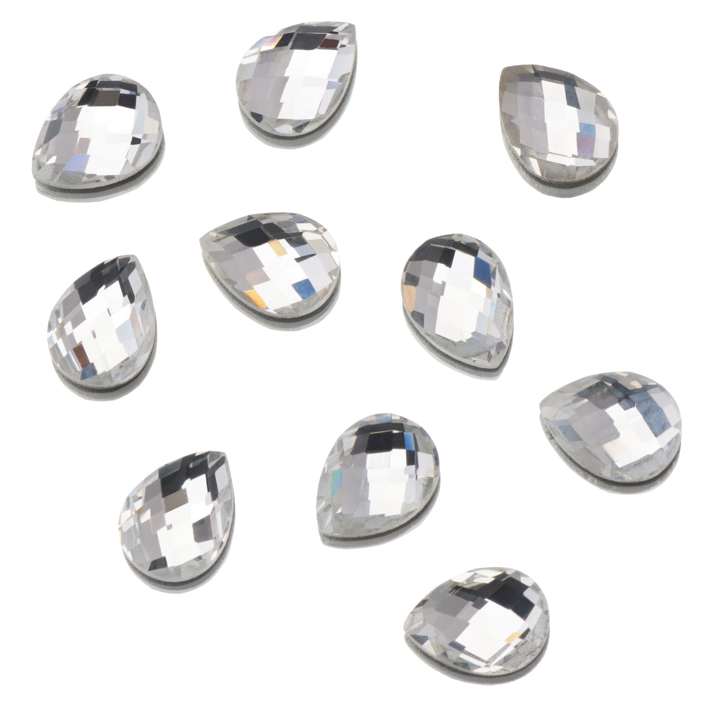 CRYSTALS - FLATBACK SHAPES - TEARDROP