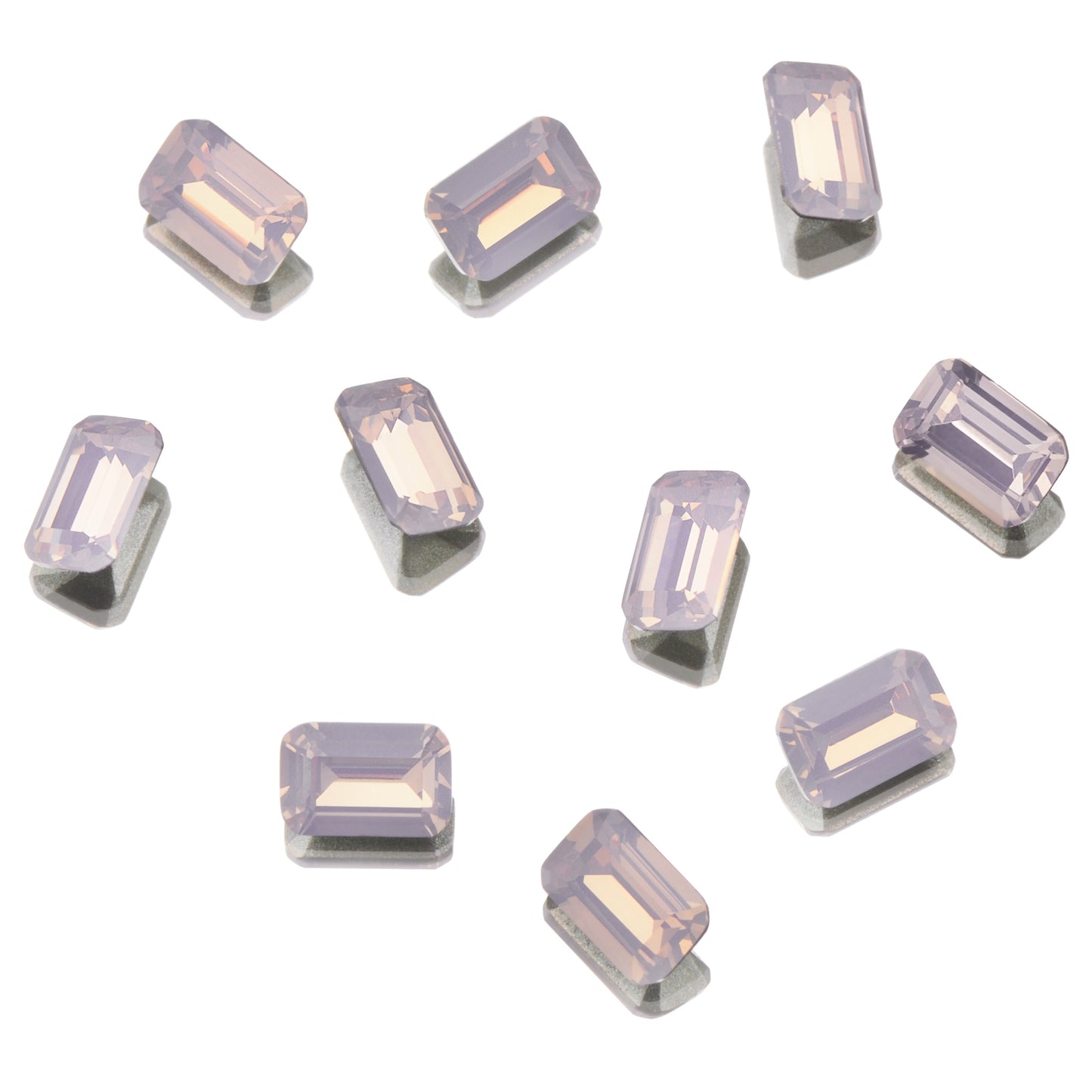 CRYSTALS - POINTED BACK - Rectangle