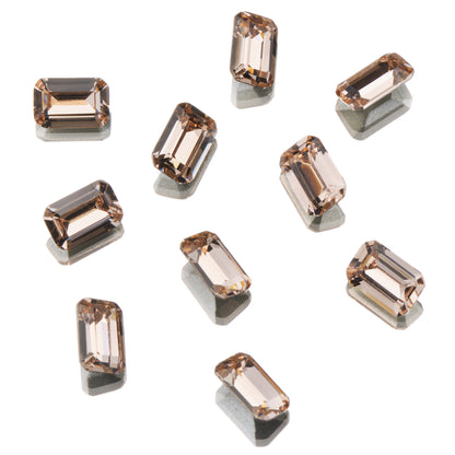 CRYSTALS - POINTED BACK - Rectangle