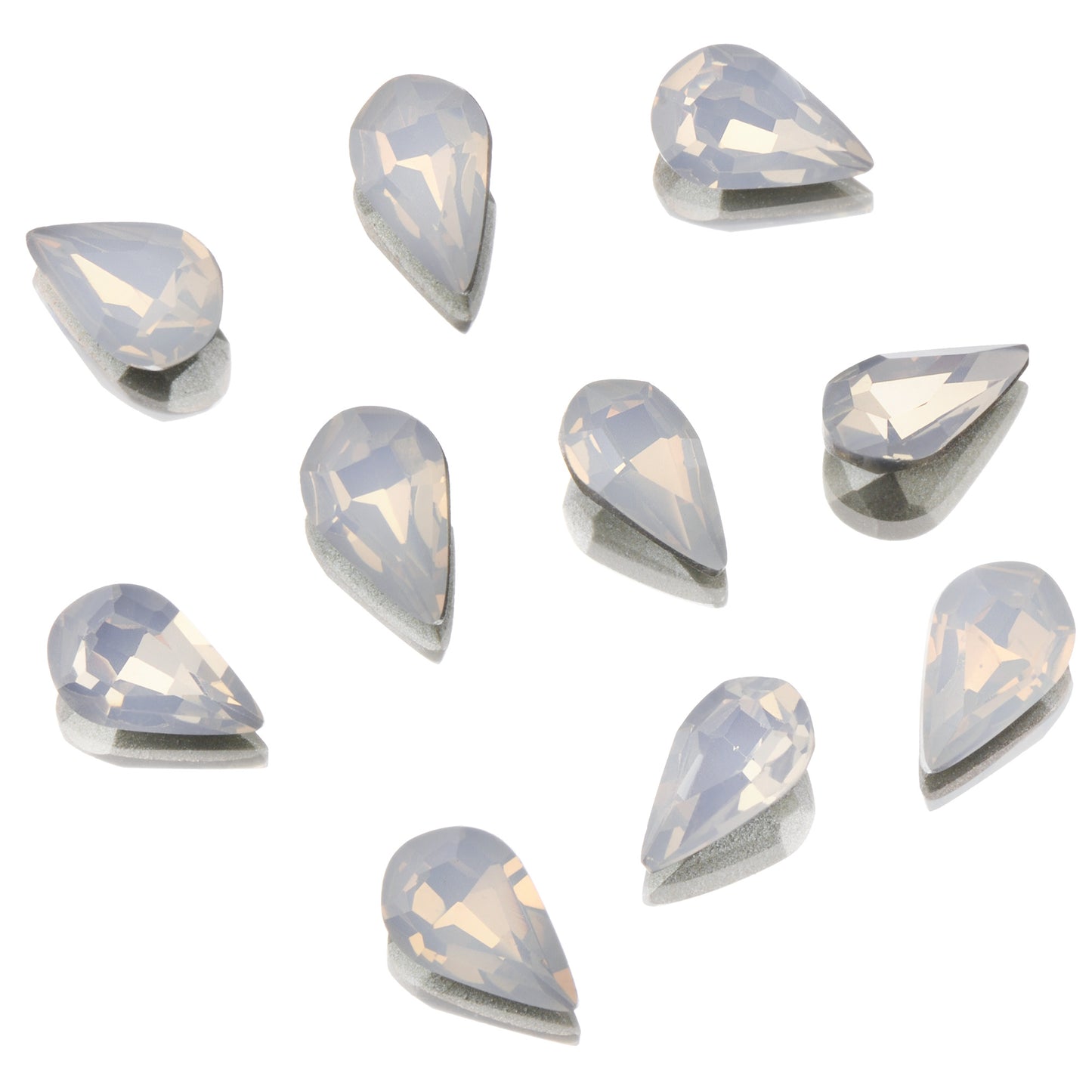 CRYSTALS - POINTED BACK - Teardrop
