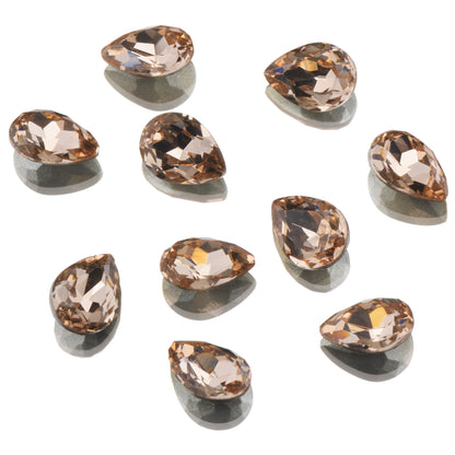 CRYSTALS - POINTED BACK - Teardrop