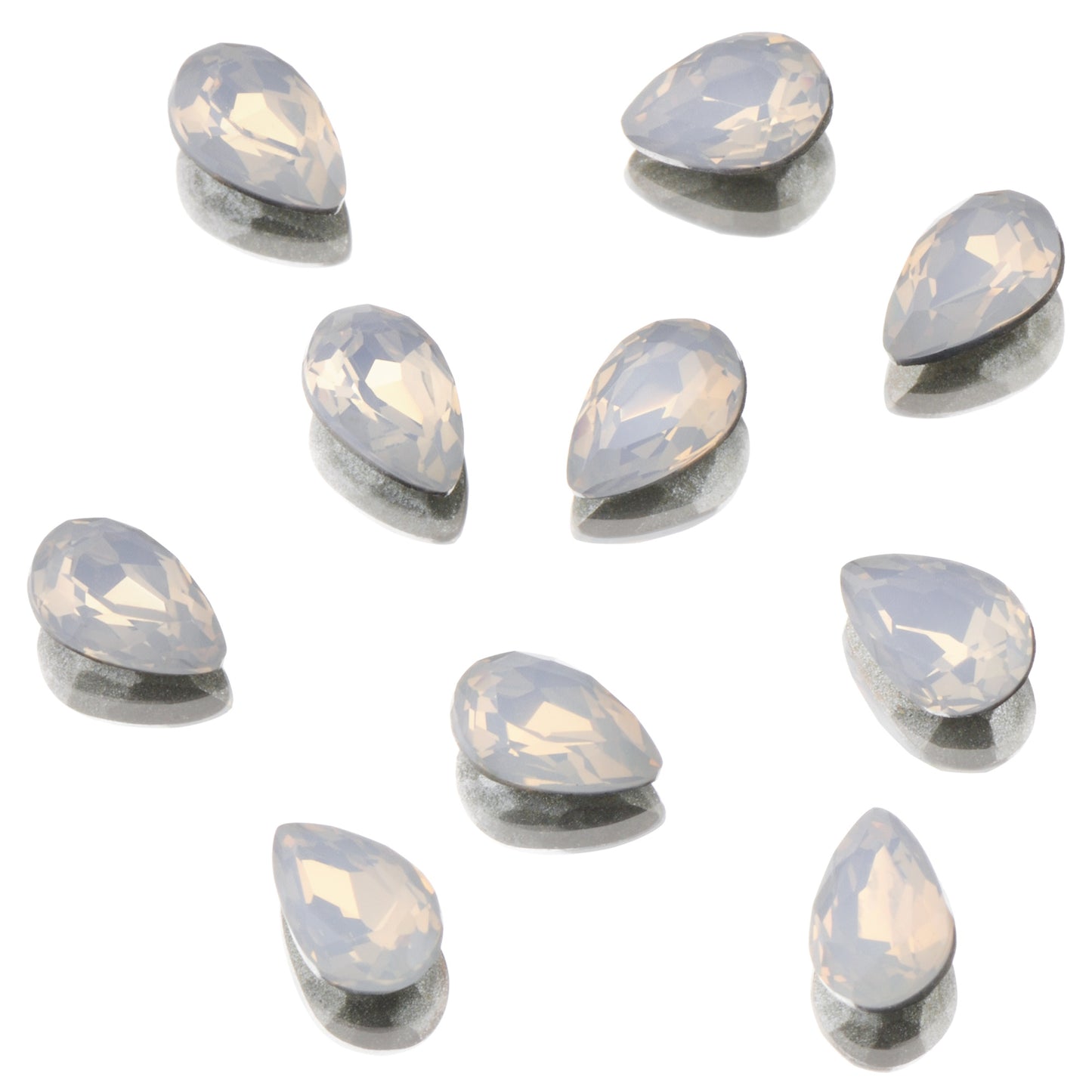 CRYSTALS - POINTED BACK - Teardrop